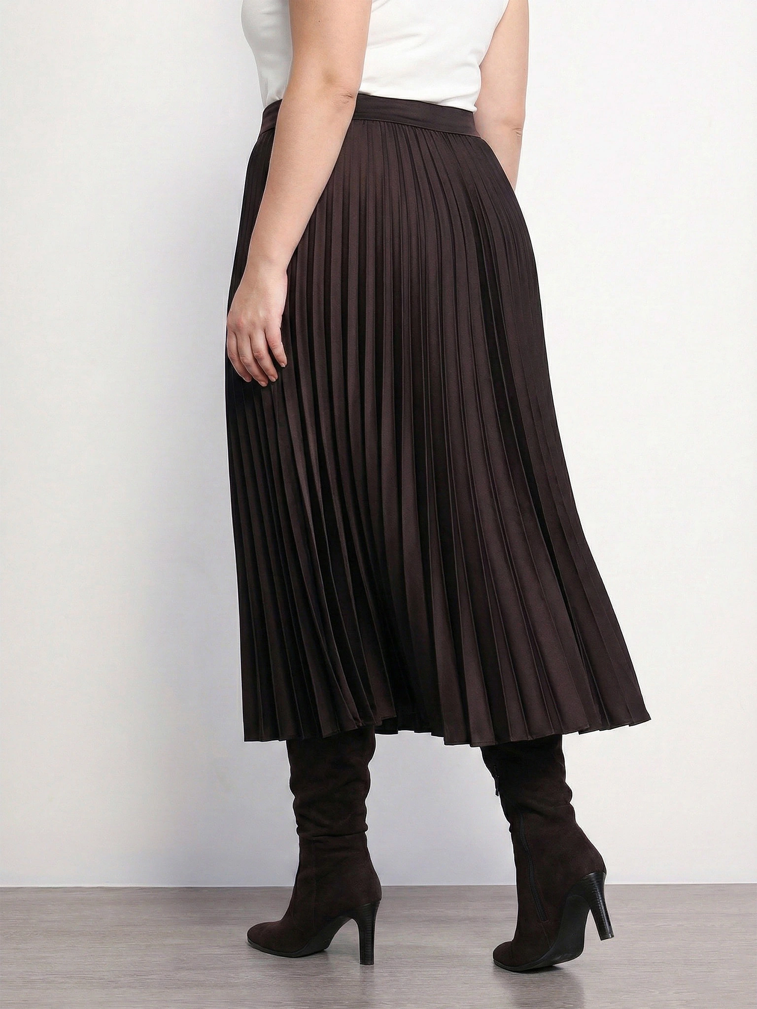 Юбка плиссированная А-силуэта